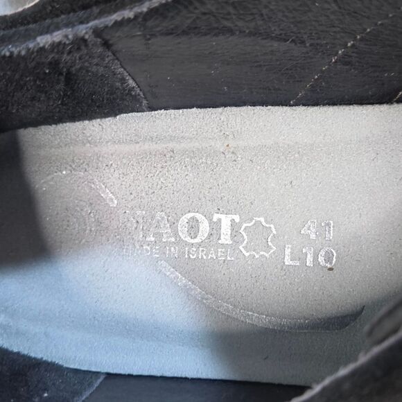 Naot Tane Comfort Shoes Monk loafers in sleek black Womens Size 10 41 - Picture 2 of 8